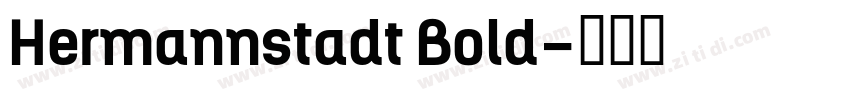 Hermannstadt Bold字体转换